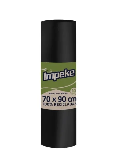 Imagen de Bolsa de basura Impeke 70 x 90 cm 10 unidades