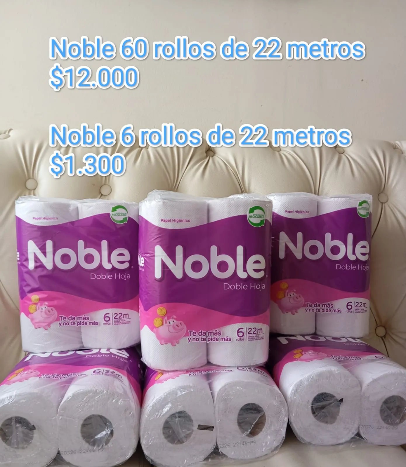 Imagen de Papel Higiénico Noble