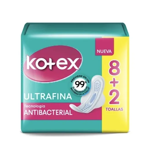 Imagen de Toalla femenina Kotex 10 unidades